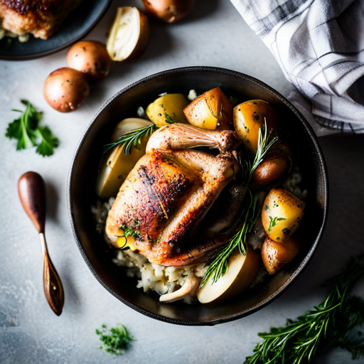 Herb Roasted Chicken Rice Bowl