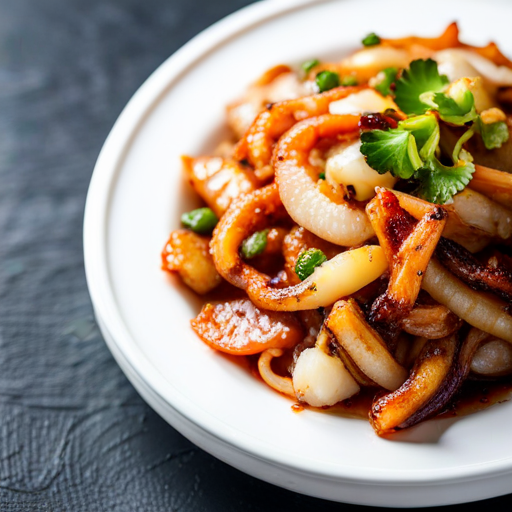 Stir-fried Squid