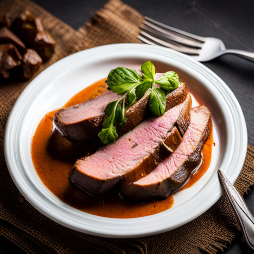  Coffee Roast Beef With Creamy Vegan Gravy 