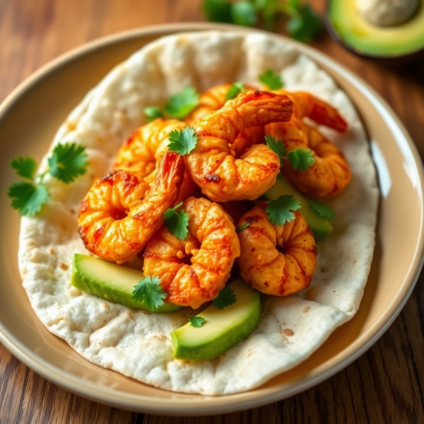 Jalapeño Shrimp Tacos with Avocado