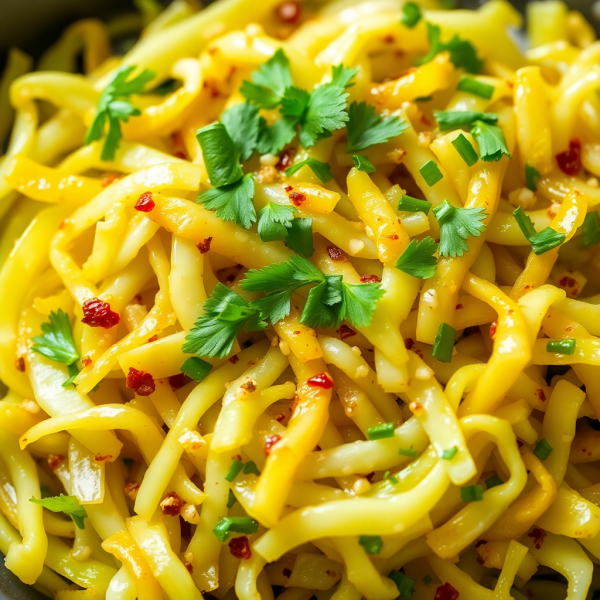 Crispy Fried Cabbage with Garlic and Herbs