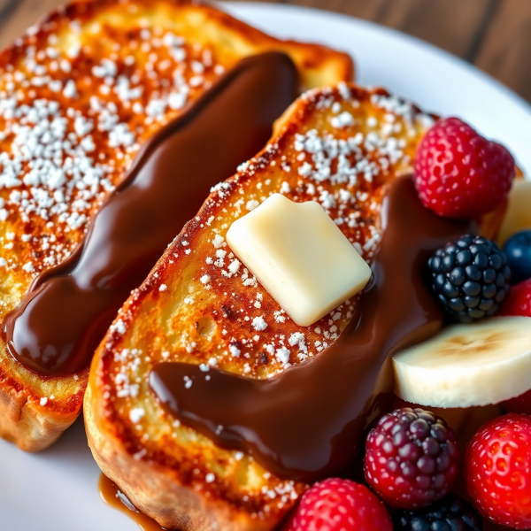 Chocolate Spread French Toast