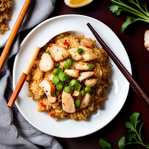 Garlic Chicken Fried Rice