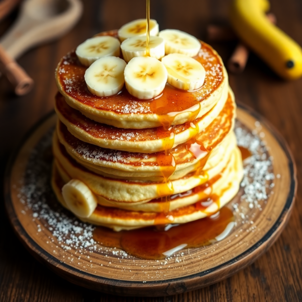 Delicious Banana Pancakes for One