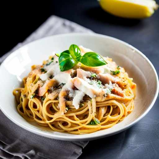 Creamy wine pasta