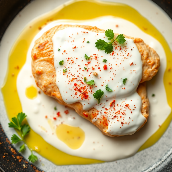 Creamy Yogurt Chicken Skillet