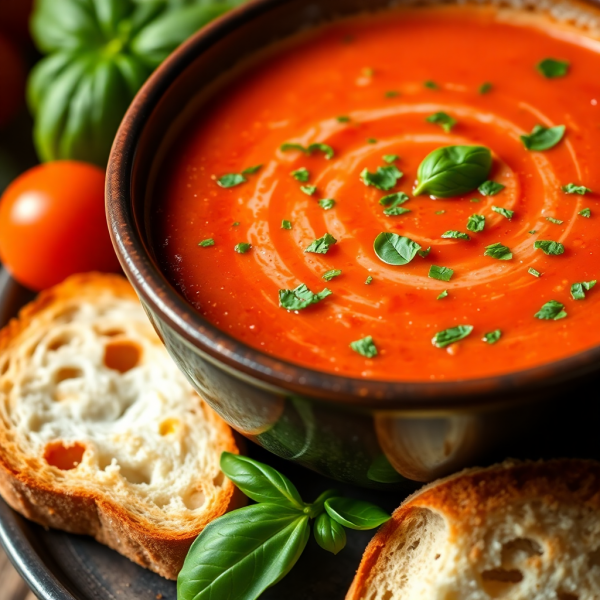 Creamy Tomato Basil Soup