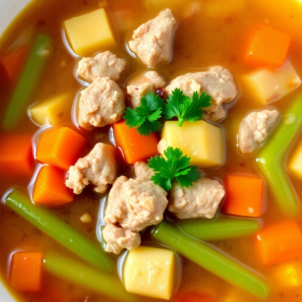 Savory Pork and Vegetable Soup