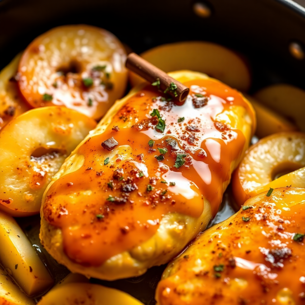 Savory Apple Chicken Skillet