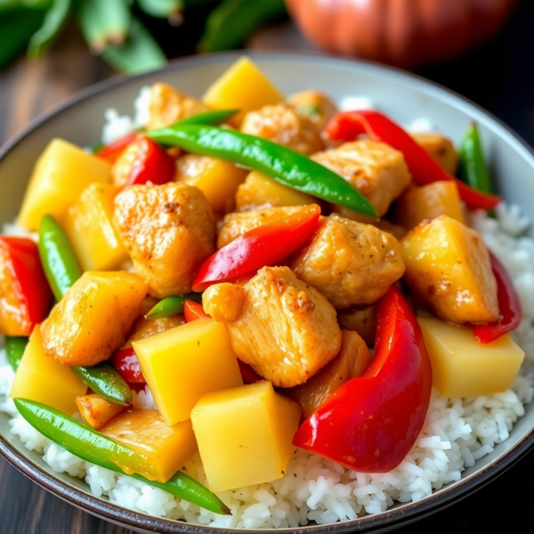 Tropical Pineapple Chicken Stir-Fry