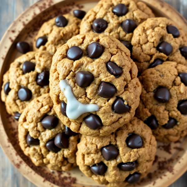 Healthy Chocolaty Chocolate Chip Cookies