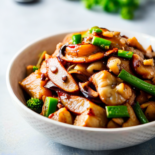 Turkey and Mushroom Stir-Fry