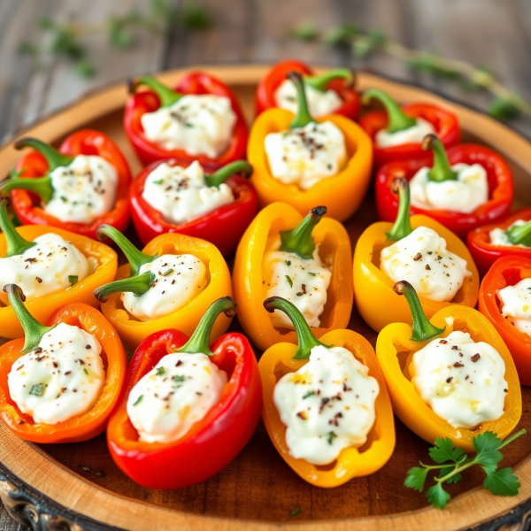 Savory Mini Stuffed Peppers