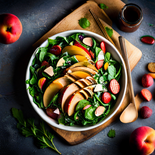 Grilled Peach Salad