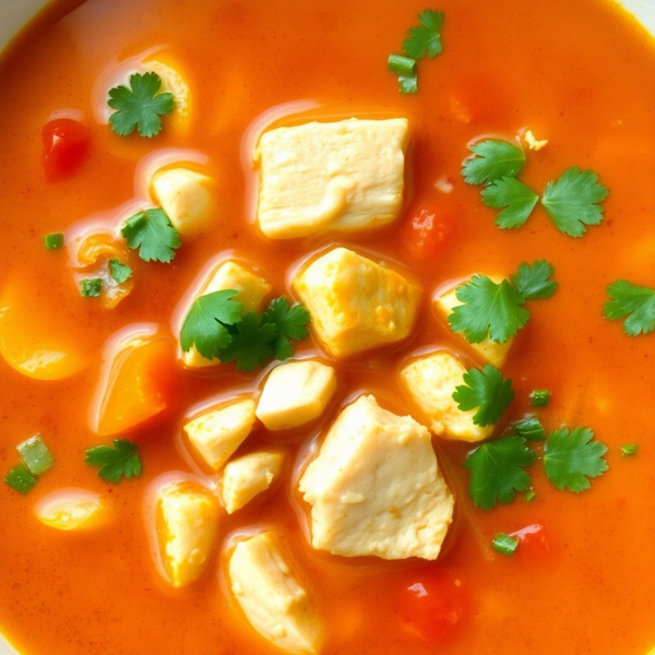 Spicy Indian Chicken Soup