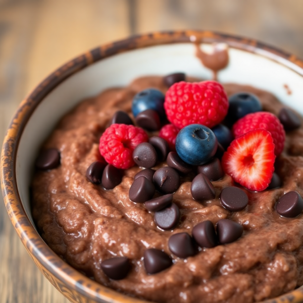 Healthy Chocolate Oatmeal Delight