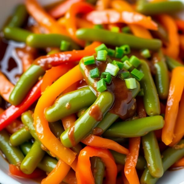 Spicy Soya Bean Stir-Fry