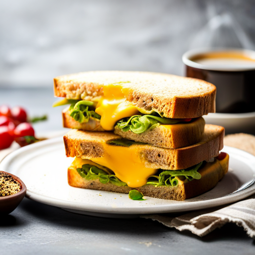 English Healthy Breakfast Sandwich