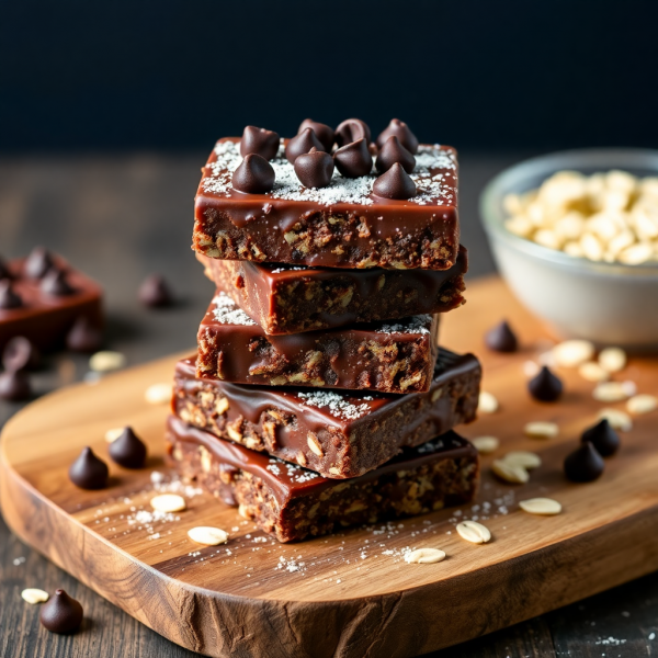 Chocolate Coconut Protein Bars