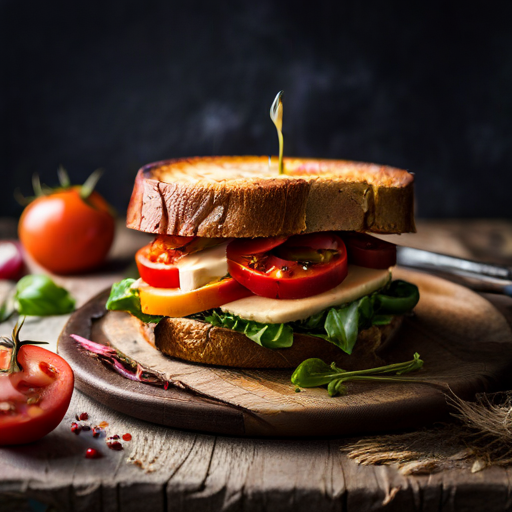 Grilled Tomato & Cheese Sandwich