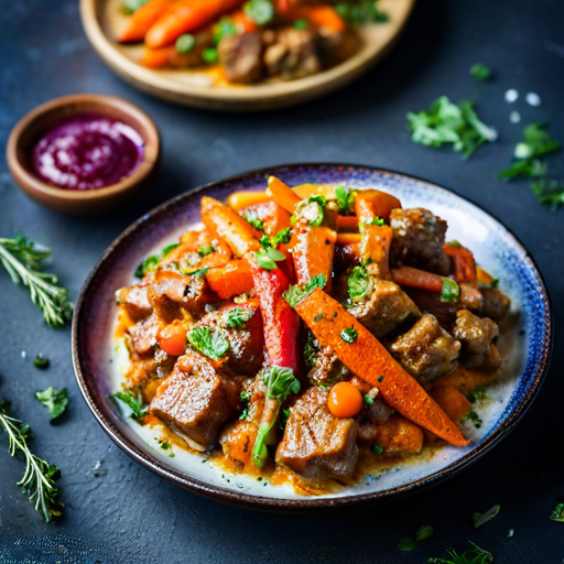 Moroccan Beef with Carrots