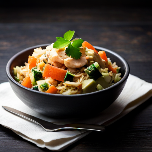 Chicken Veggie Rice Bowl 