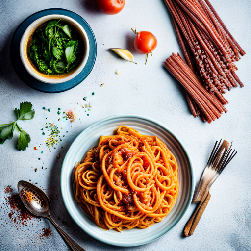 Ketchup Onion Pasta