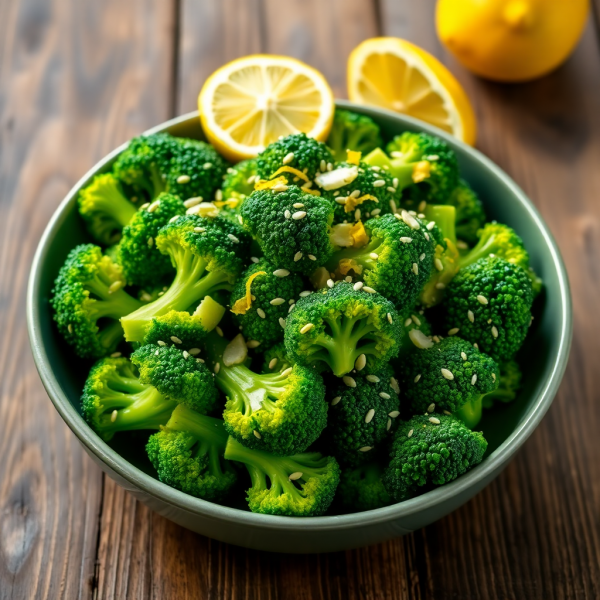 Garlic Lemon Broccoli Stir-Fry