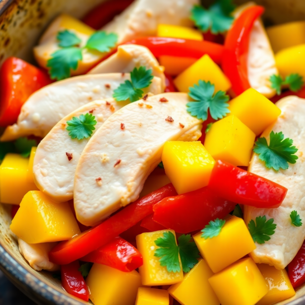 Spicy Mango Chicken Stir-Fry