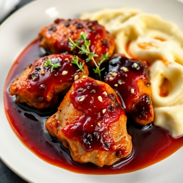 Wine-Braised Chicken Thighs