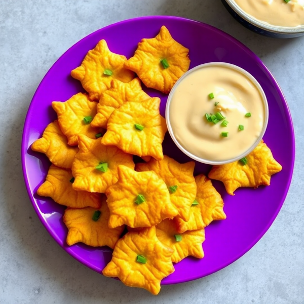 Green Garlic Urad Papad Crackers