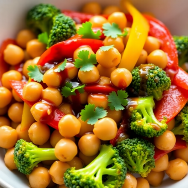 Spicy Chickpea Stir-Fry