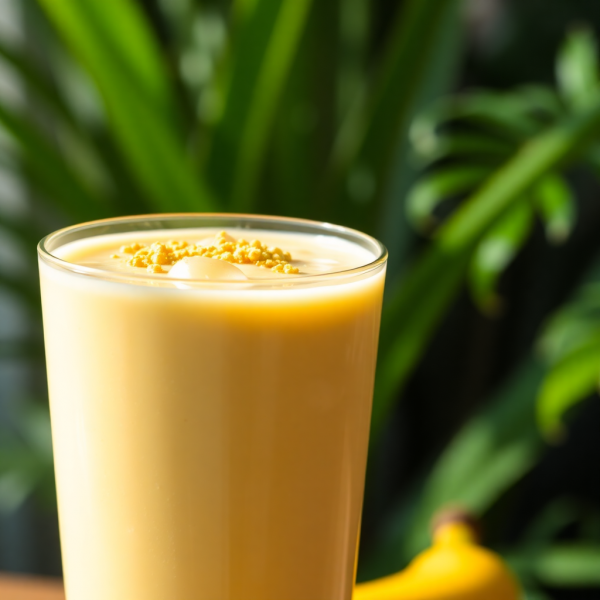 Tropical Banana Ricotta Smoothie