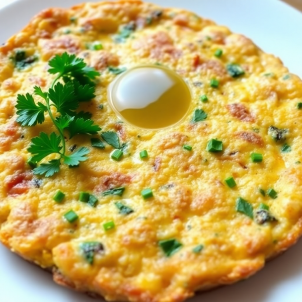 Savory Wheat and Egg Frittata