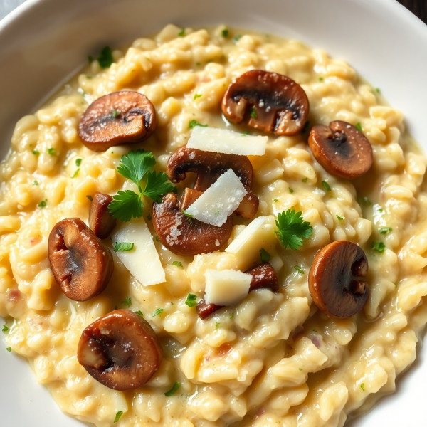 Savory Mushroom Risotto