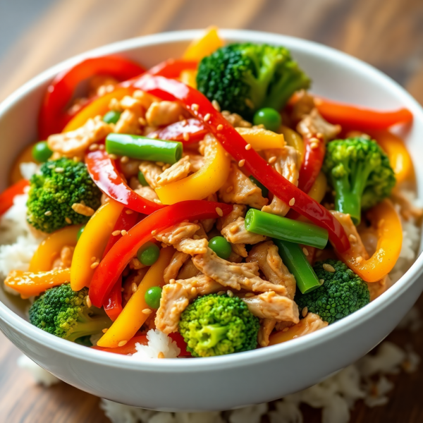 Savory Tea-Infused Chicken Stir Fry