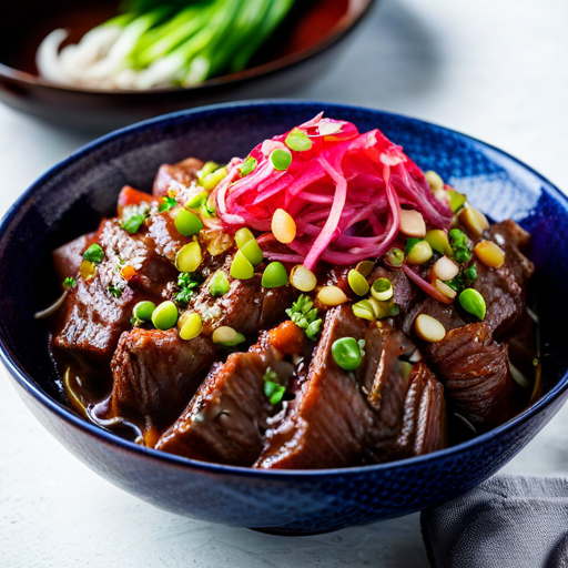 Sukiyaki-Style Beef In Ketchup