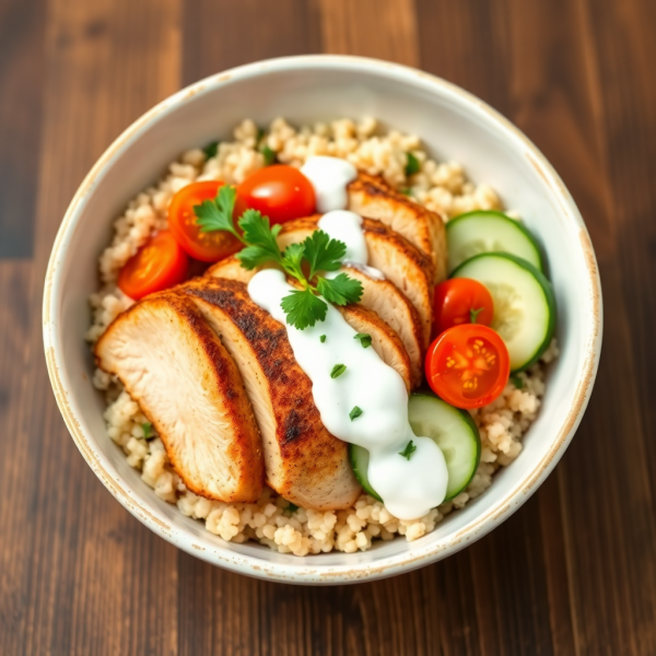 Creamy Yogurt Chicken Bowl