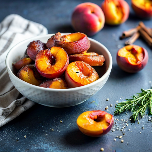 Fried Peaches with Cinnamon