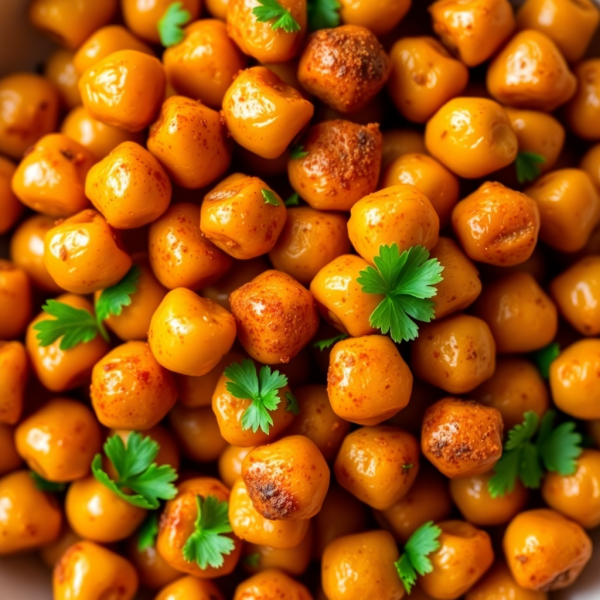 Spicy Chickpea Snack