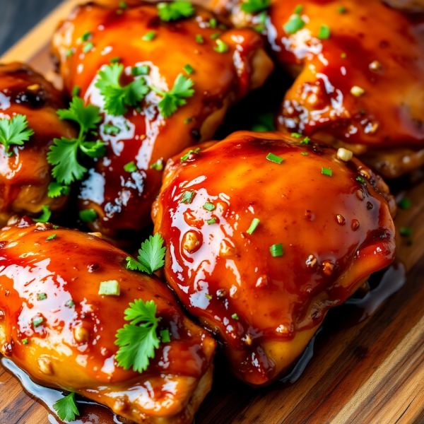 Honey Glazed Chicken Thighs