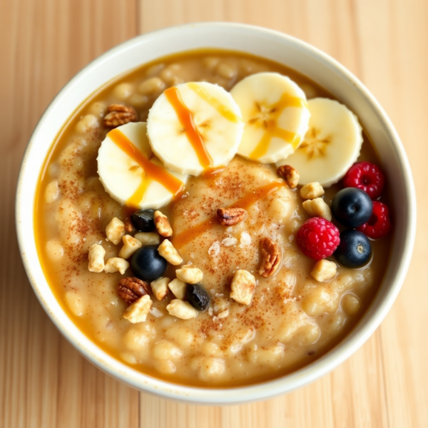 Maple-Banana Oatmeal Delight