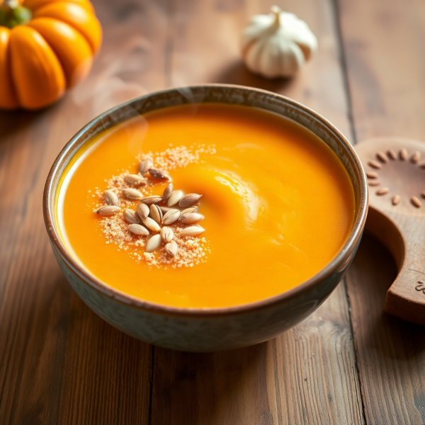 Velvety Roasted Pumpkin Soup